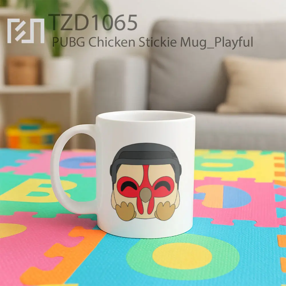 PUBG Chicken Stickie Mug - All-side / Desain