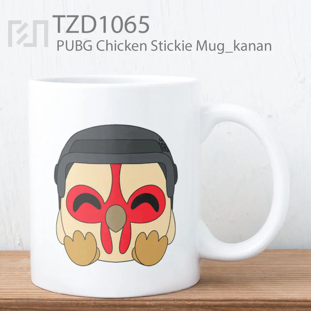 PUBG Chicken Stickie Mug