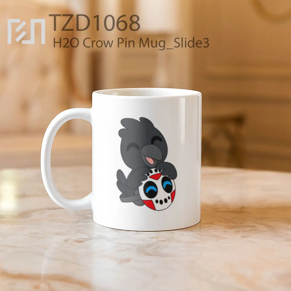 H2O Crow Pin Mug - All-side / Desain