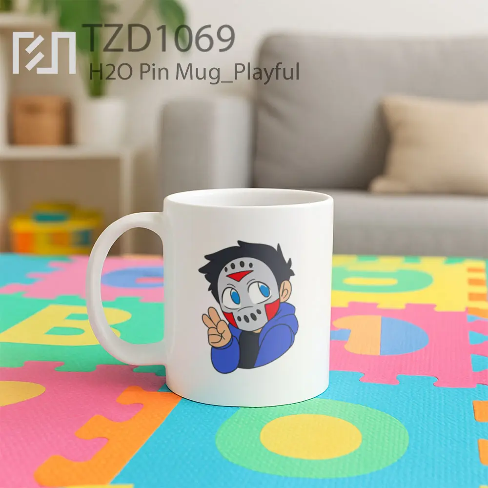 H2O Pin Mug - All-side / Desain