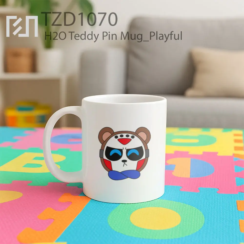 H2O Teddy Pin Mug - All-side / Desain