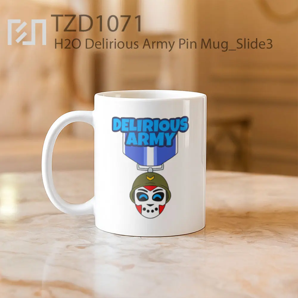 H2O Delirious Army Pin Mug - All-side / Desain