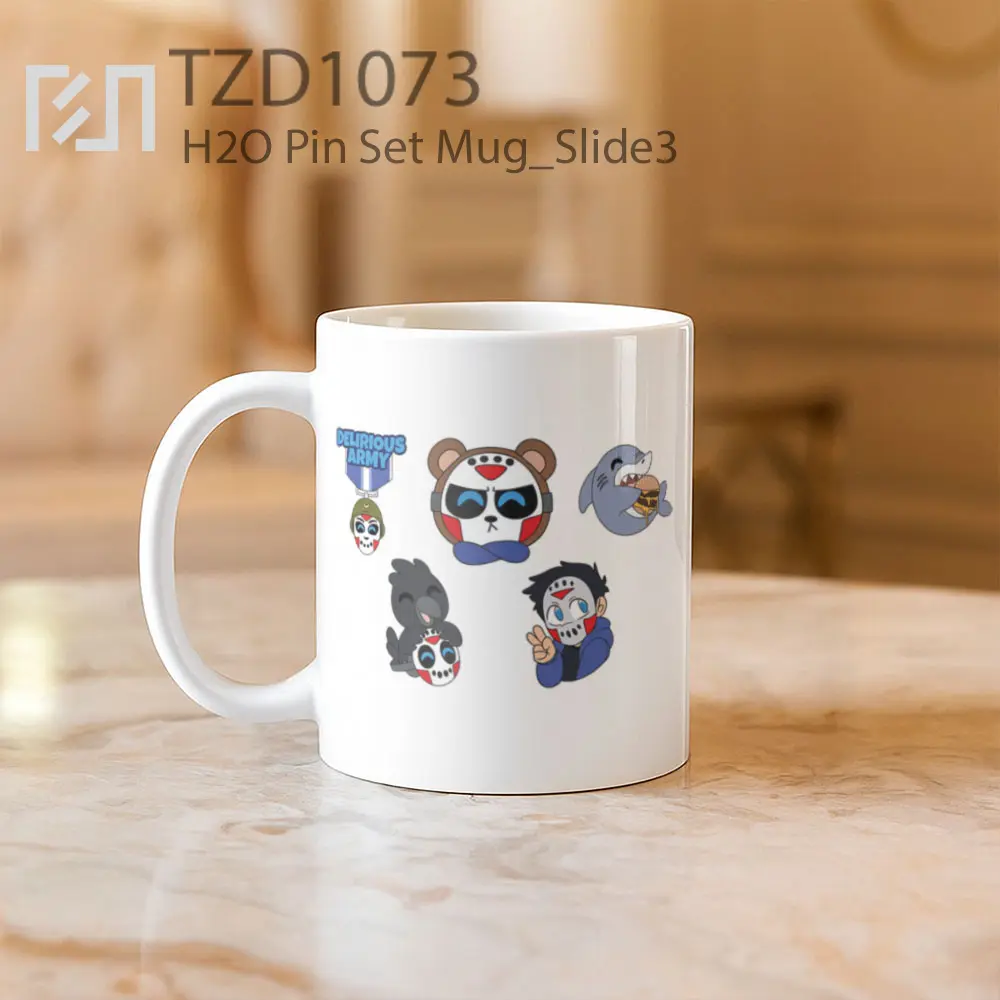H2O Pin Set Mug - All-side / Desain