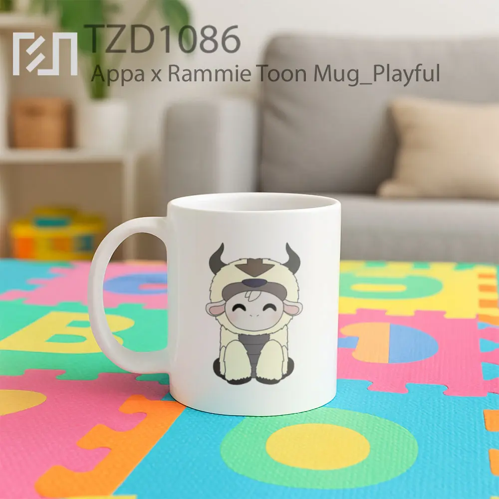 Appa x Rammie Toon Mug - All-side / Desain