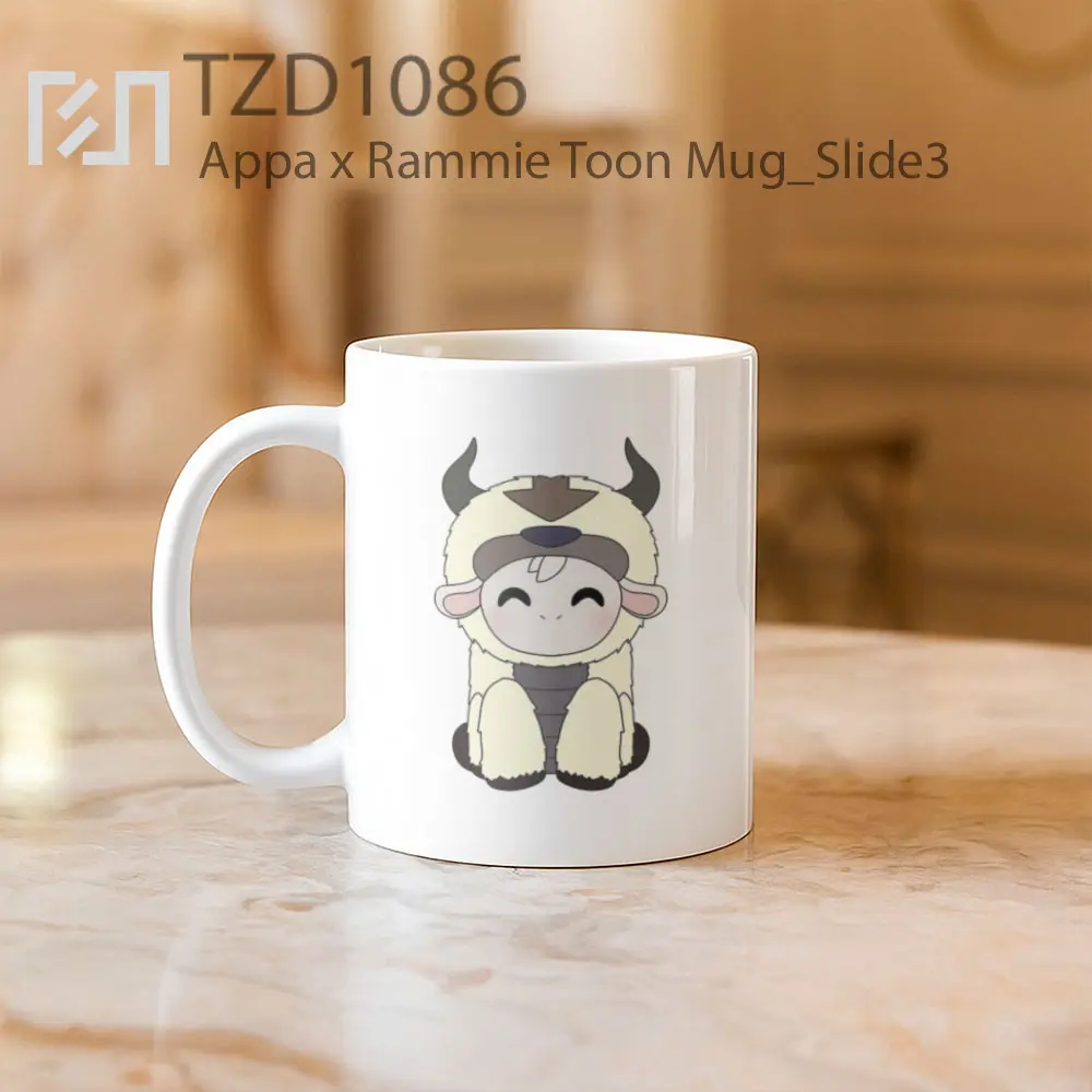 Appa x Rammie Toon Mug - All-side / Desain