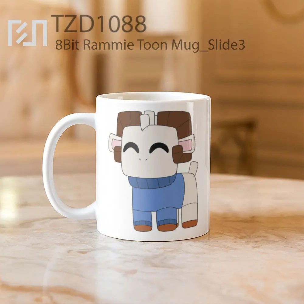 8Bit Rammie Toon Mug - All-side / Desain