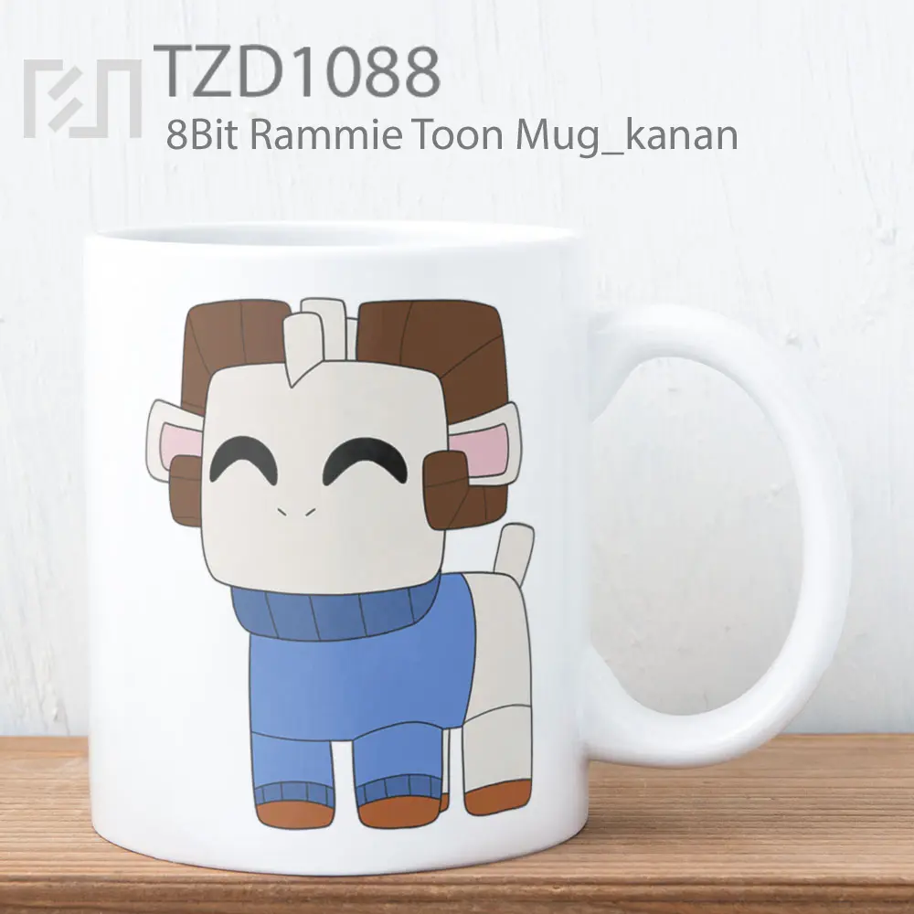 Mug Keramik Premium SNI - 8Bit Rammie Toon Mug