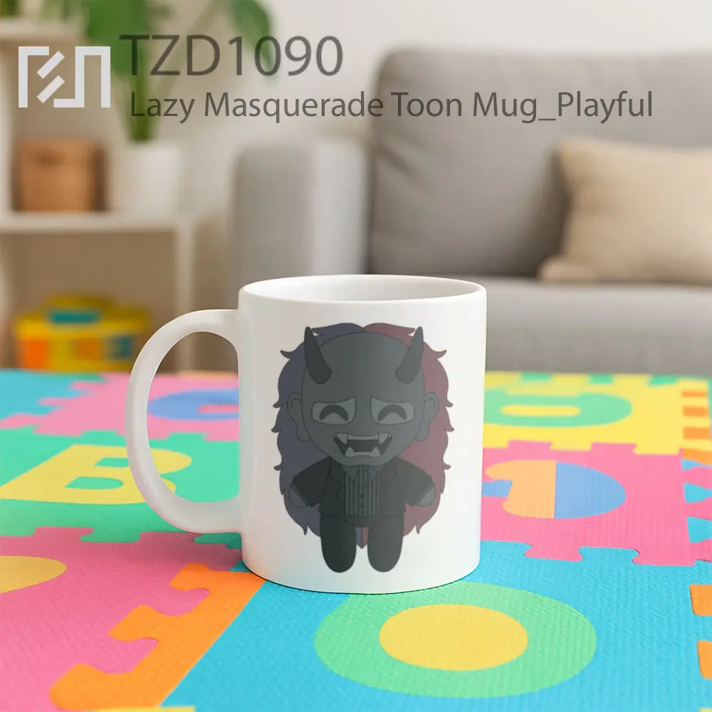 Lazy Masquerade Toon Mug - All-side / Desain