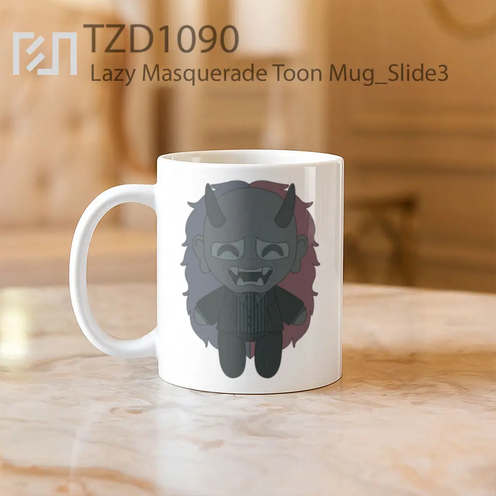 Lazy Masquerade Toon Mug - All-side / Desain