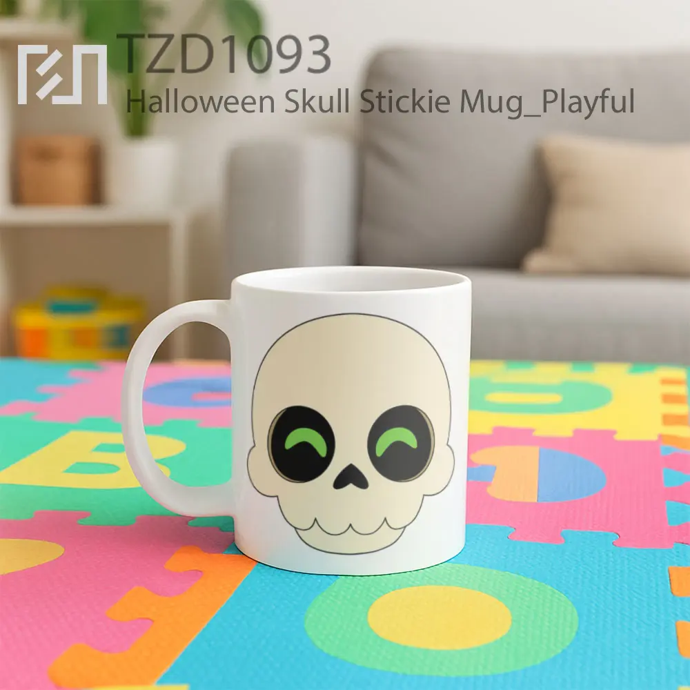 Halloween Skull Stickie Mug - All-side / Desain