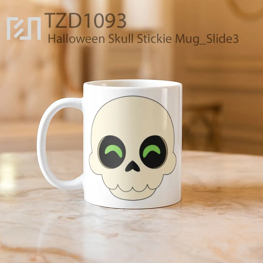 Halloween Skull Stickie Mug - All-side / Desain