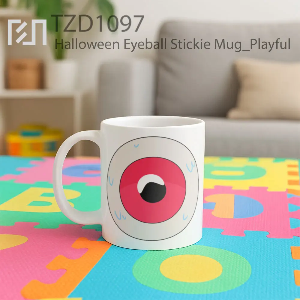 Halloween Eyeball Stickie Mug - All-side / Desain