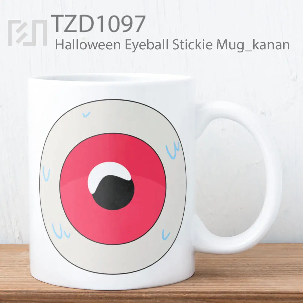 Halloween Eyeball Stickie Mug