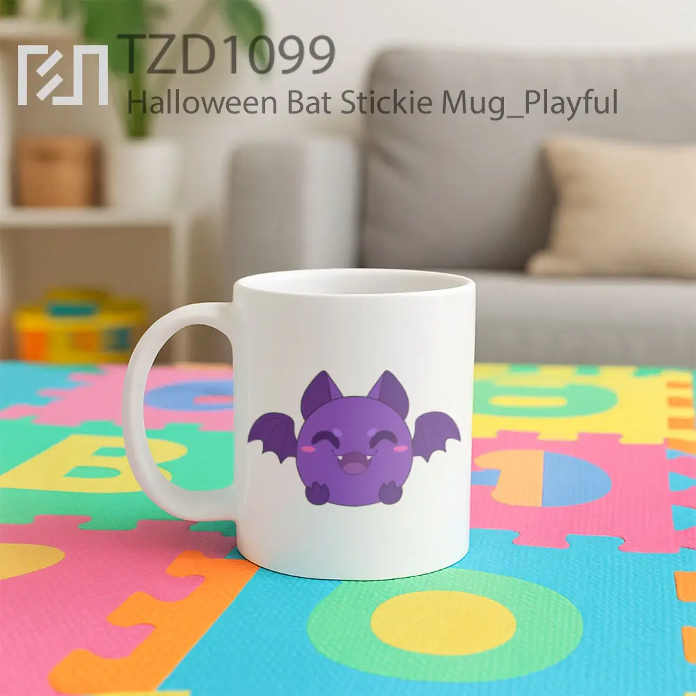 Halloween Bat Stickie Mug - All-side / Desain