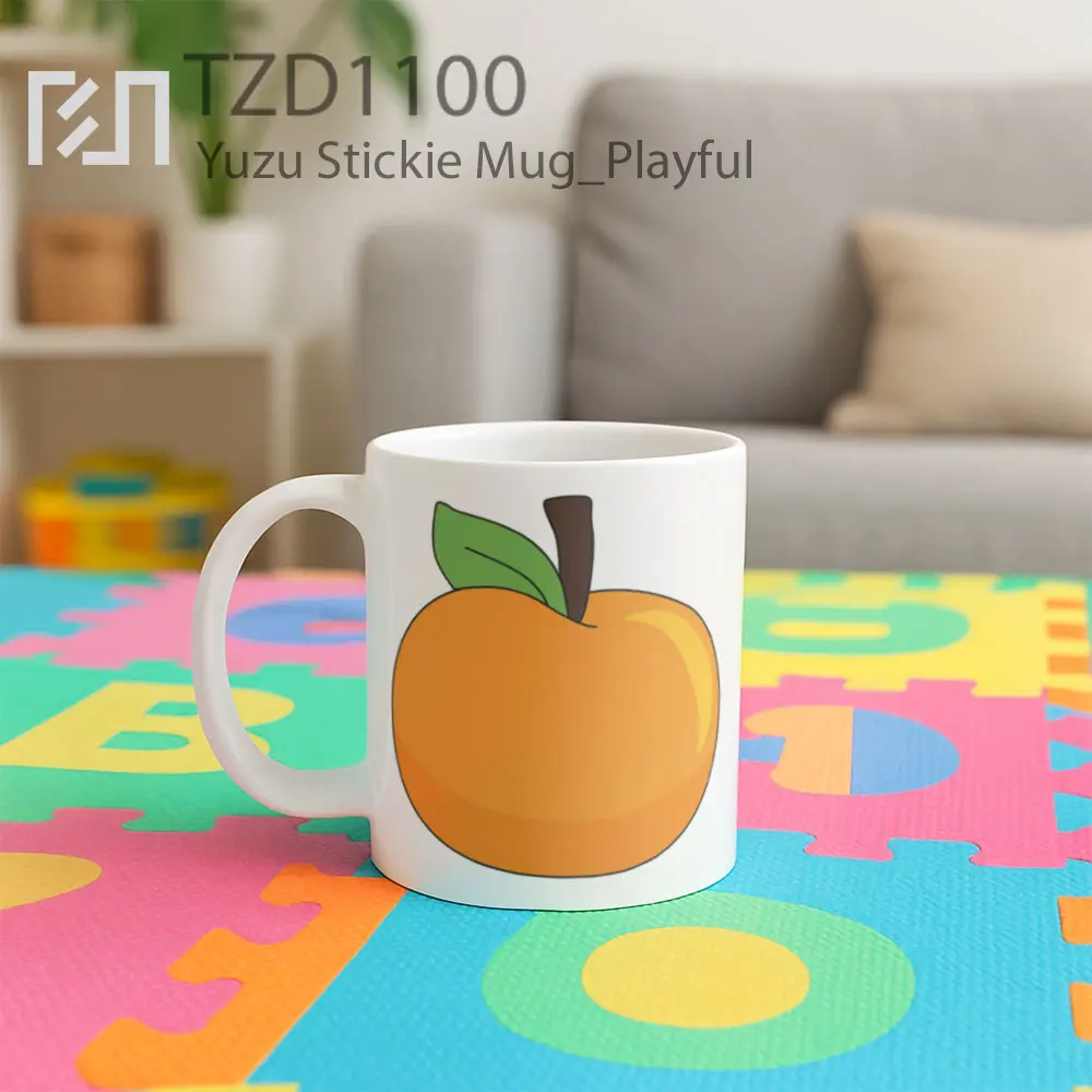 Yuzu Stickie Mug - All-side / Desain