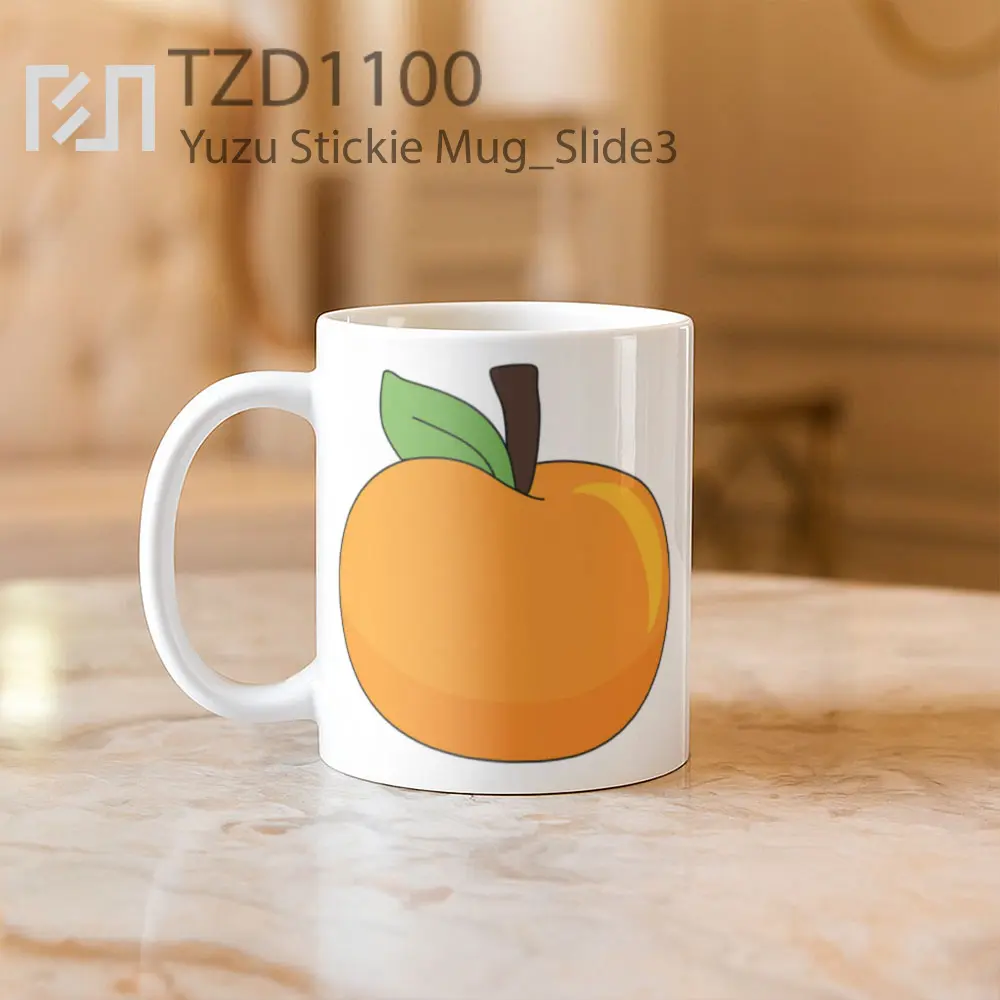 Yuzu Stickie Mug - All-side / Desain