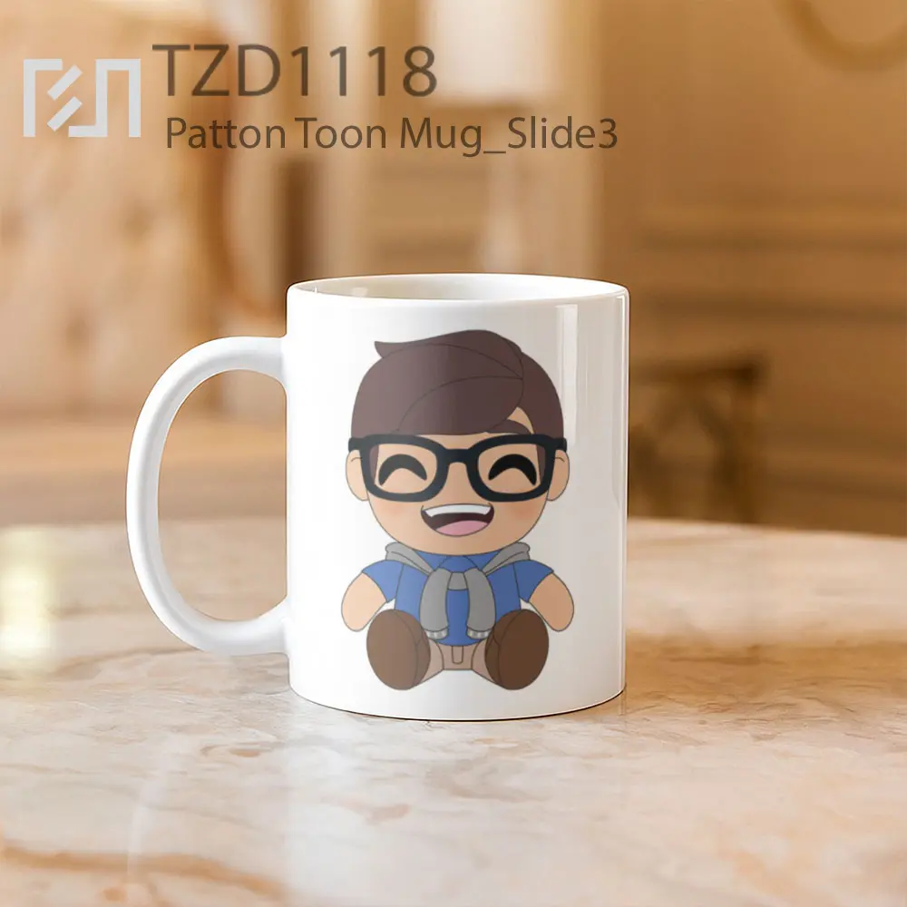 Patton Toon Mug - All-side / Desain