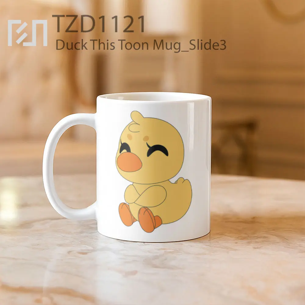Duck This Toon Mug - All-side / Desain