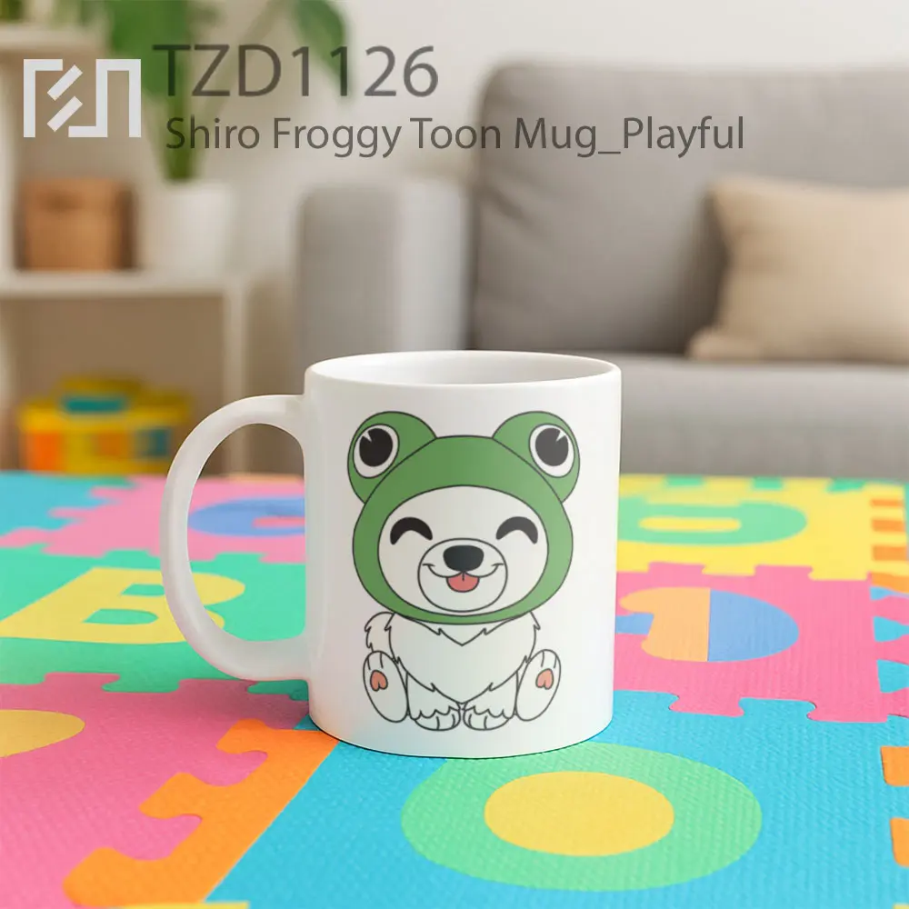 Shiro Froggy Toon Mug - All-side / Desain