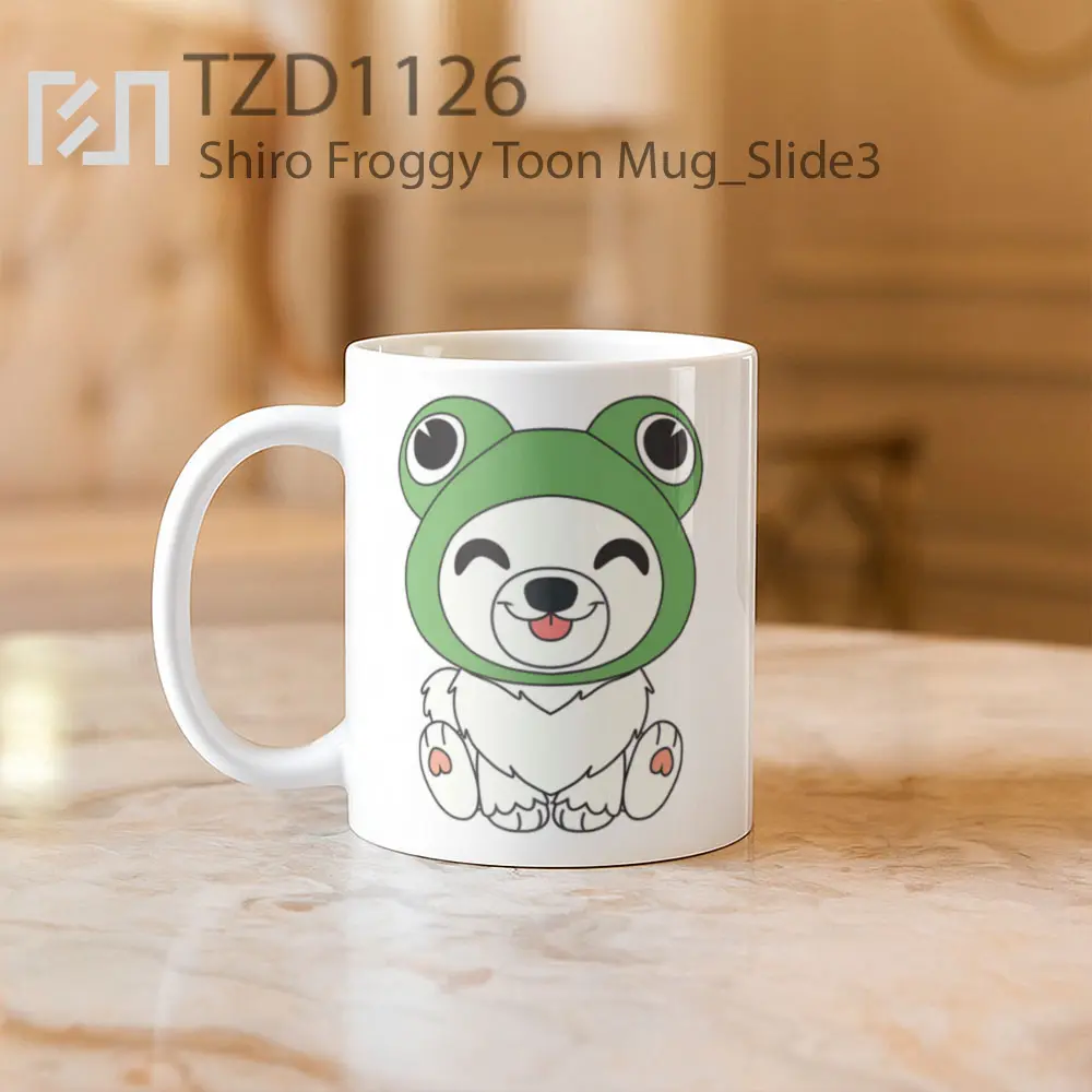 Shiro Froggy Toon Mug - All-side / Desain