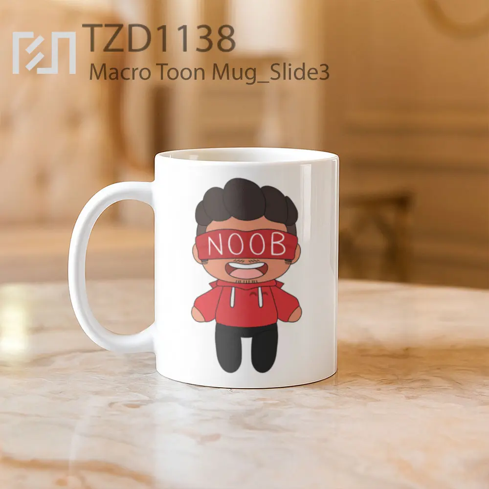 Macro Toon Mug - All-side / Desain