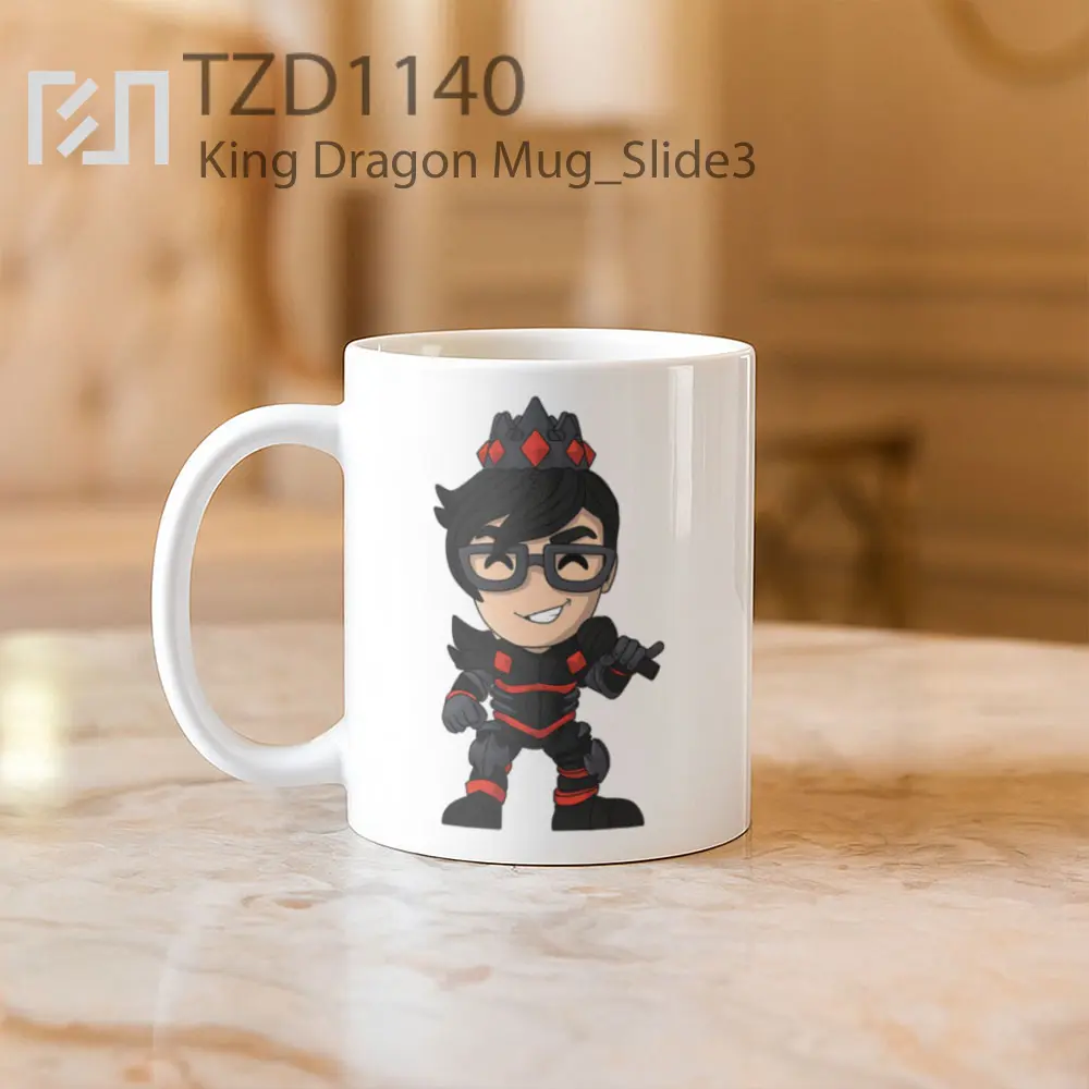 King Dragon Mug - All-side / Desain
