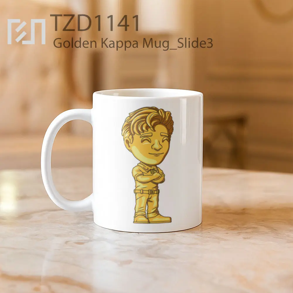 Golden Kappa Mug - All-side / Desain