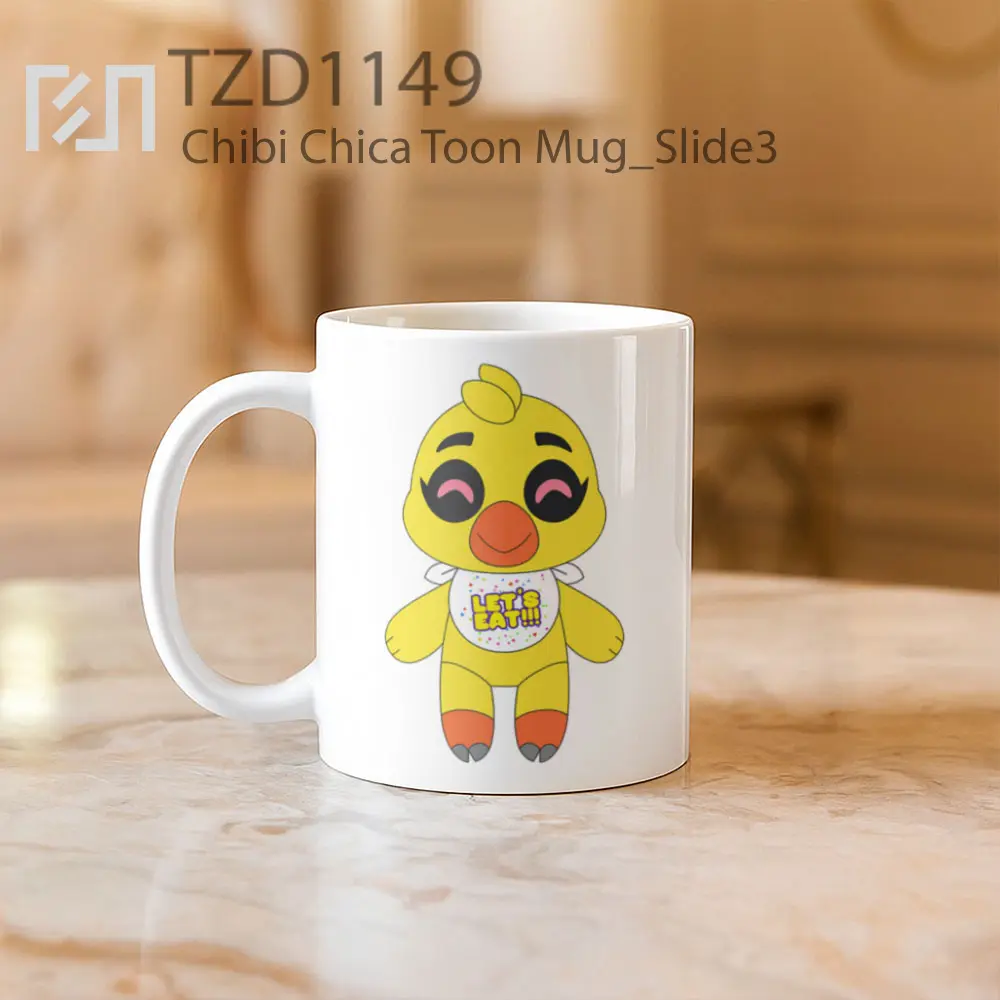 Chibi Chica Toon Mug - All-side / Desain