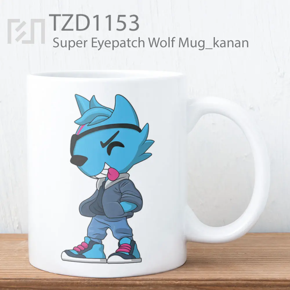 Super Eyepatch Wolf Mug