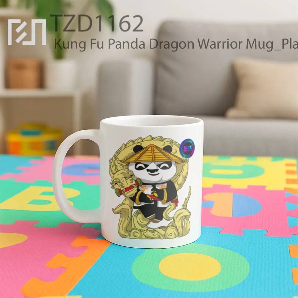 Kung Fu Panda Dragon Warrior Mug - All-side / Desain