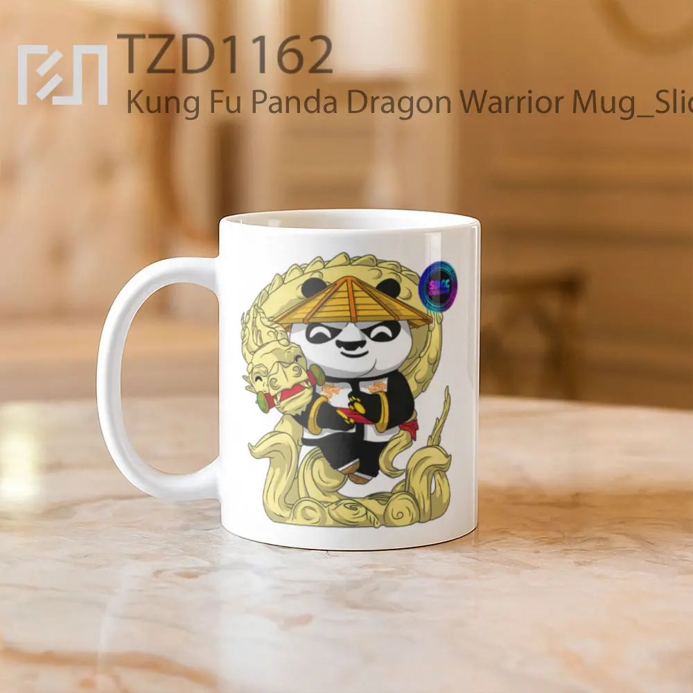 Kung Fu Panda Dragon Warrior Mug - All-side / Desain