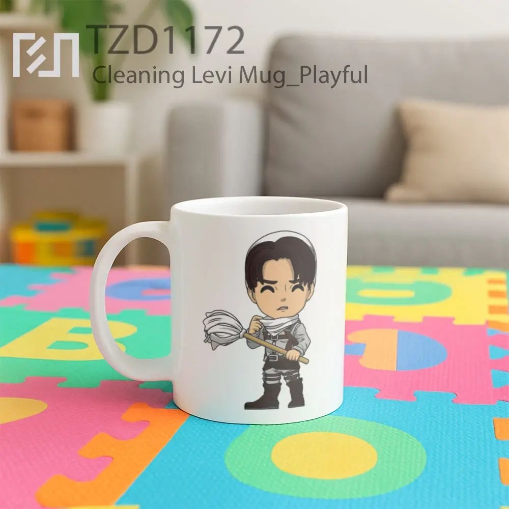Cleaning Levi Mug - All-side / Desain