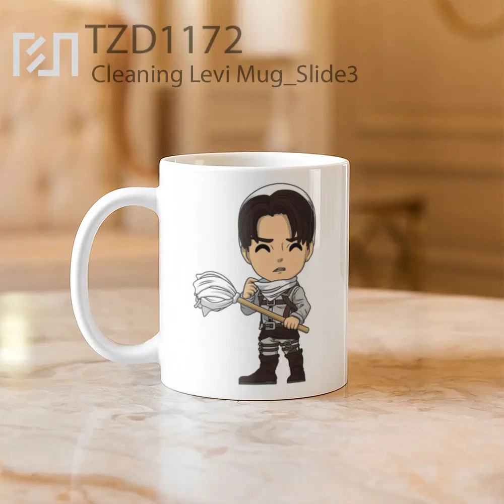 Cleaning Levi Mug - All-side / Desain
