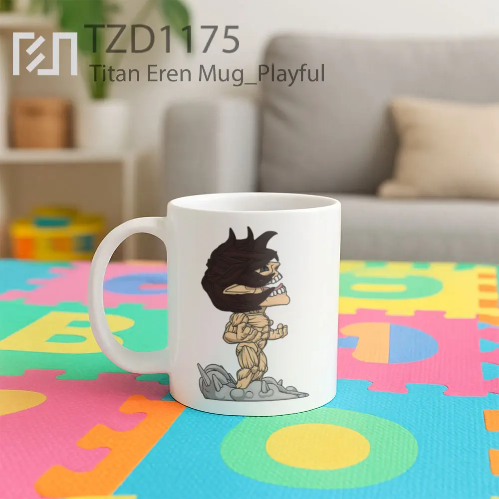 Titan Eren Mug - All-side / Desain