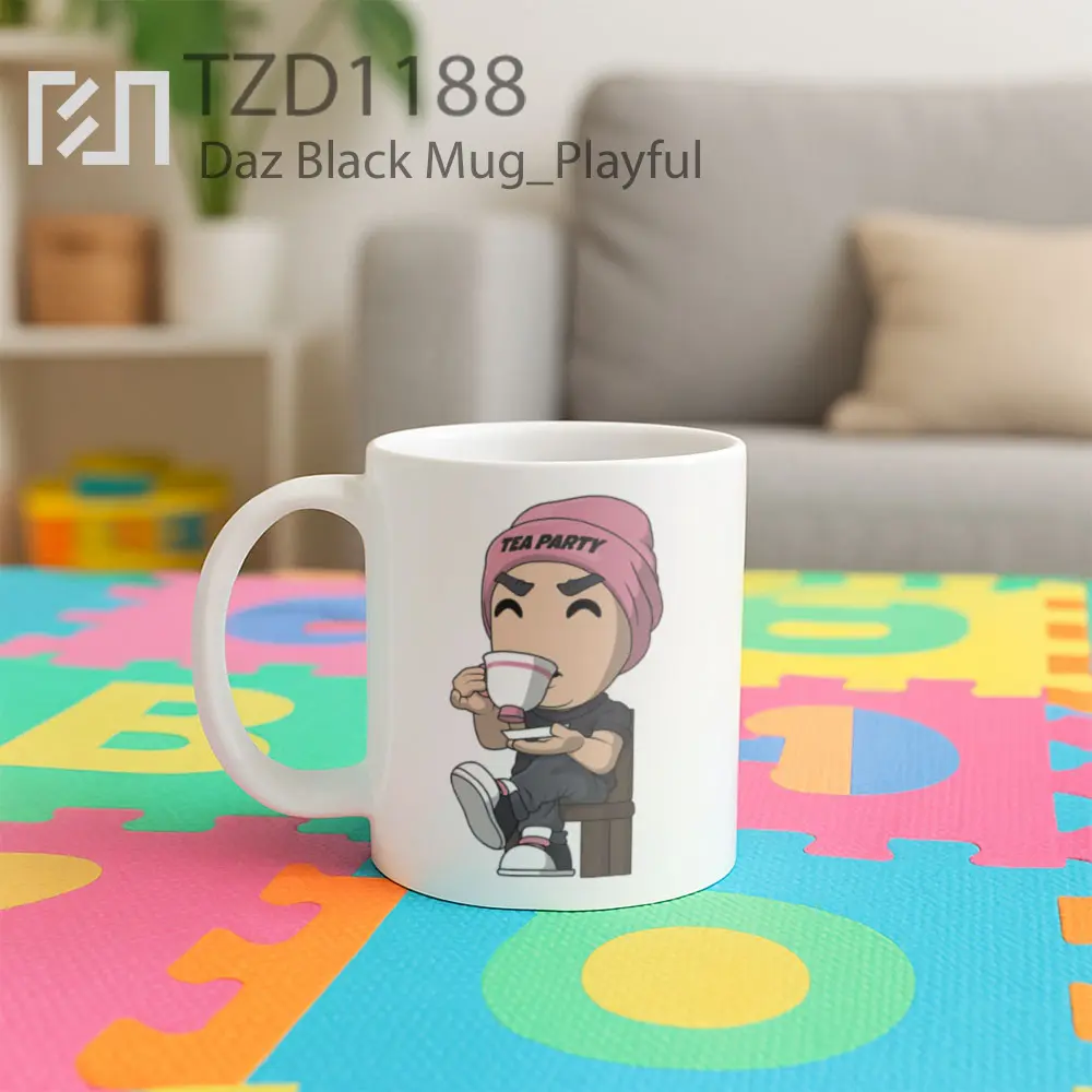 Daz Black Mug - All-side / Desain