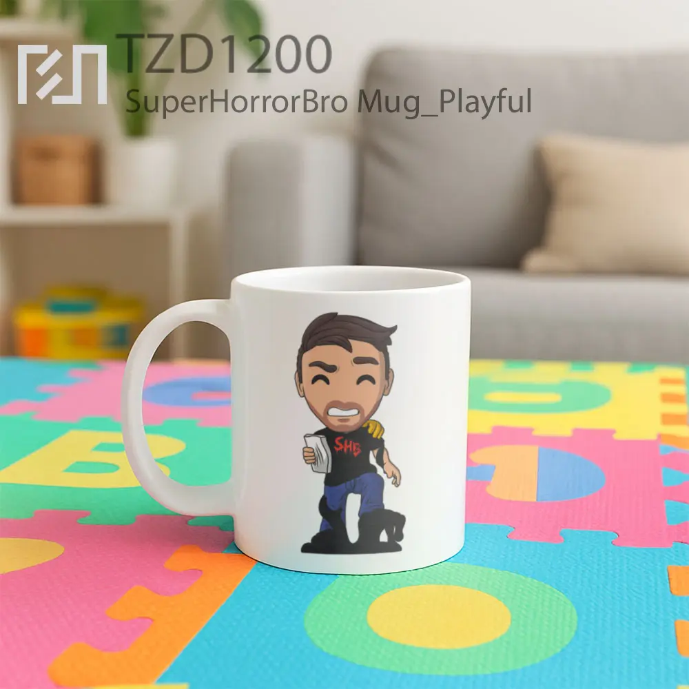 SuperHorrorBro Mug - All-side / Desain