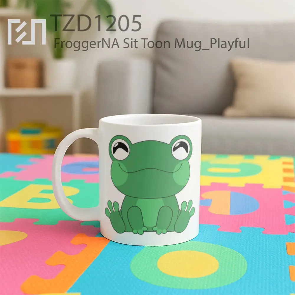 FroggerNA Sit Toon Mug - All-side / Desain