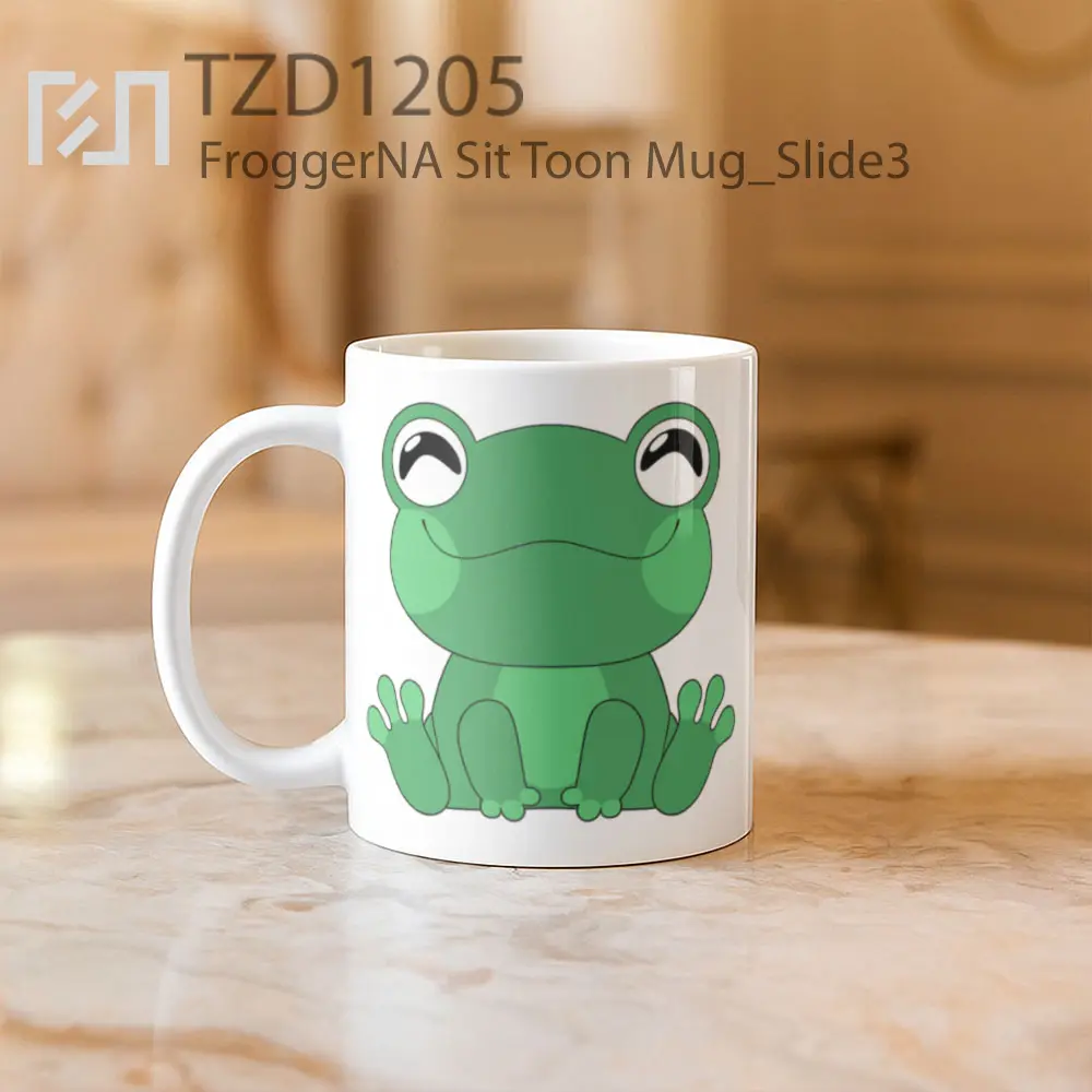FroggerNA Sit Toon Mug - All-side / Desain