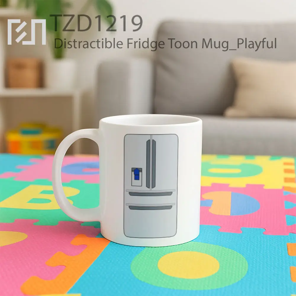 Distractible Fridge Toon Mug - All-side / Desain
