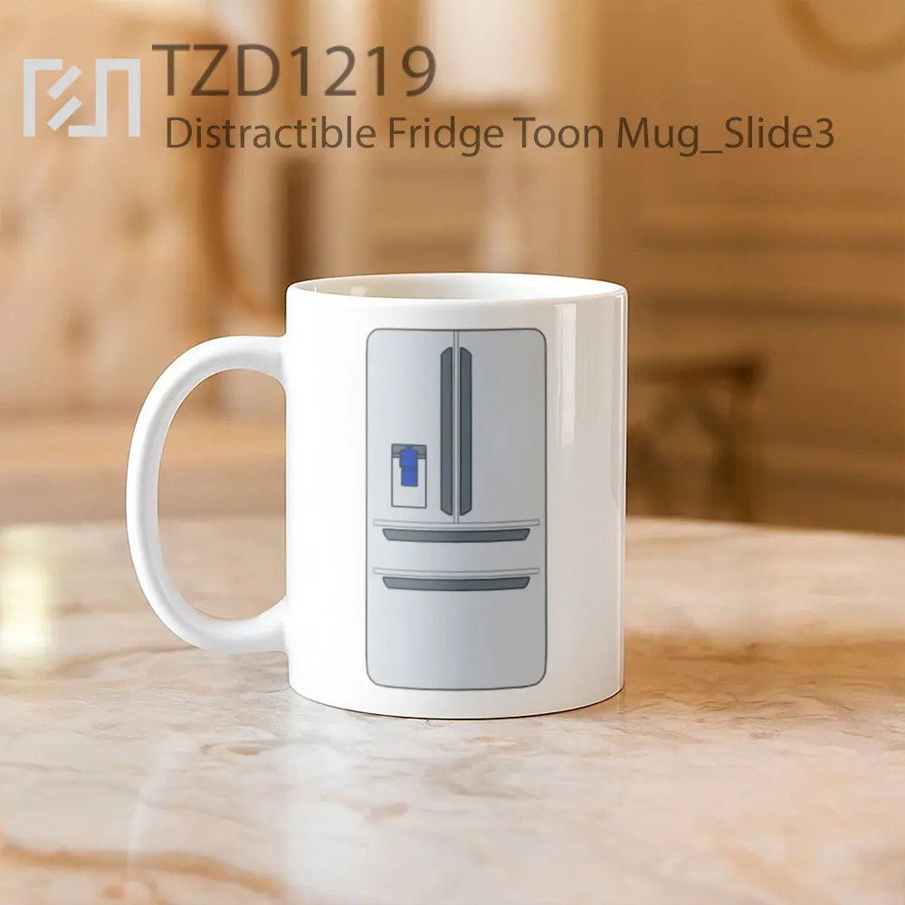 Distractible Fridge Toon Mug - All-side / Desain
