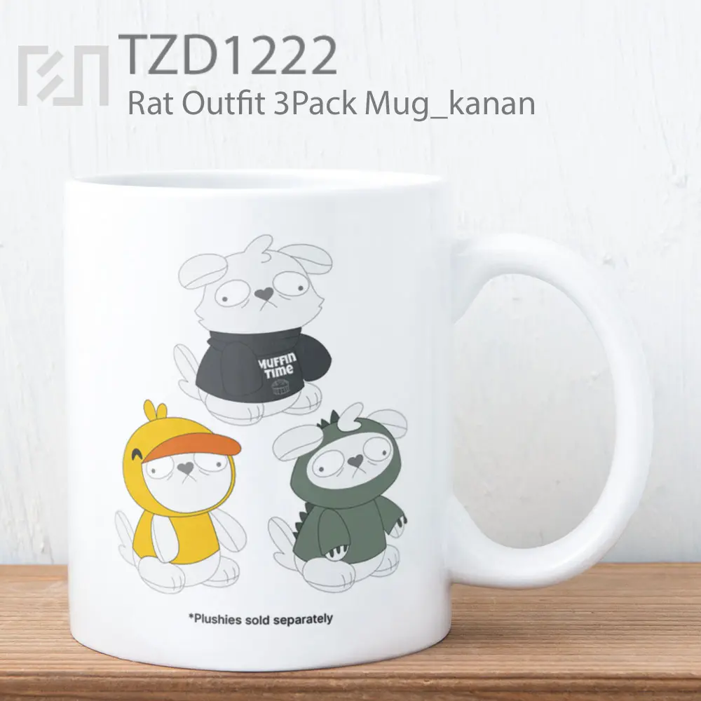 Rat Outfit 3Pack Mug