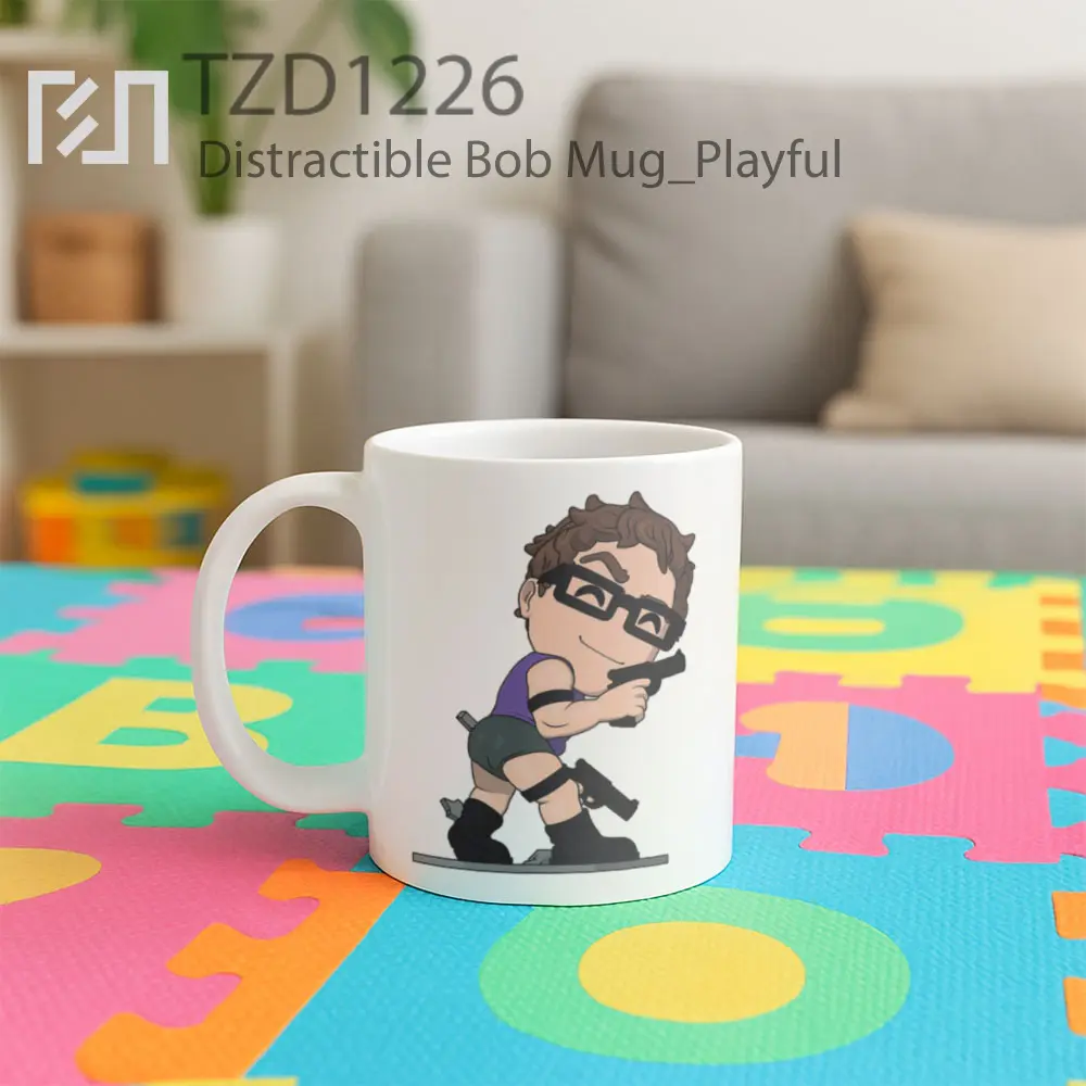 Distractible Bob Mug - All-side / Desain