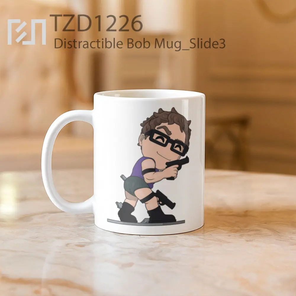 Distractible Bob Mug - All-side / Desain