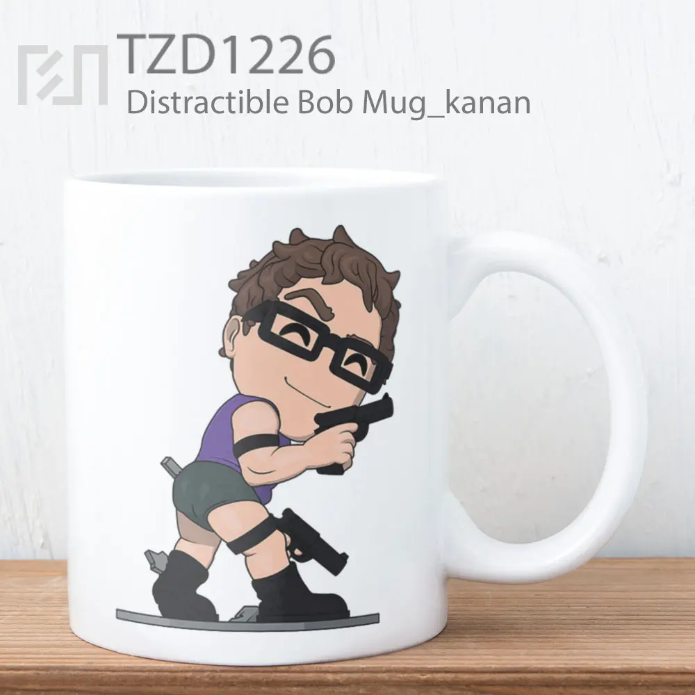 Mug Keramik Premium SNI - Distractible Bob Mug