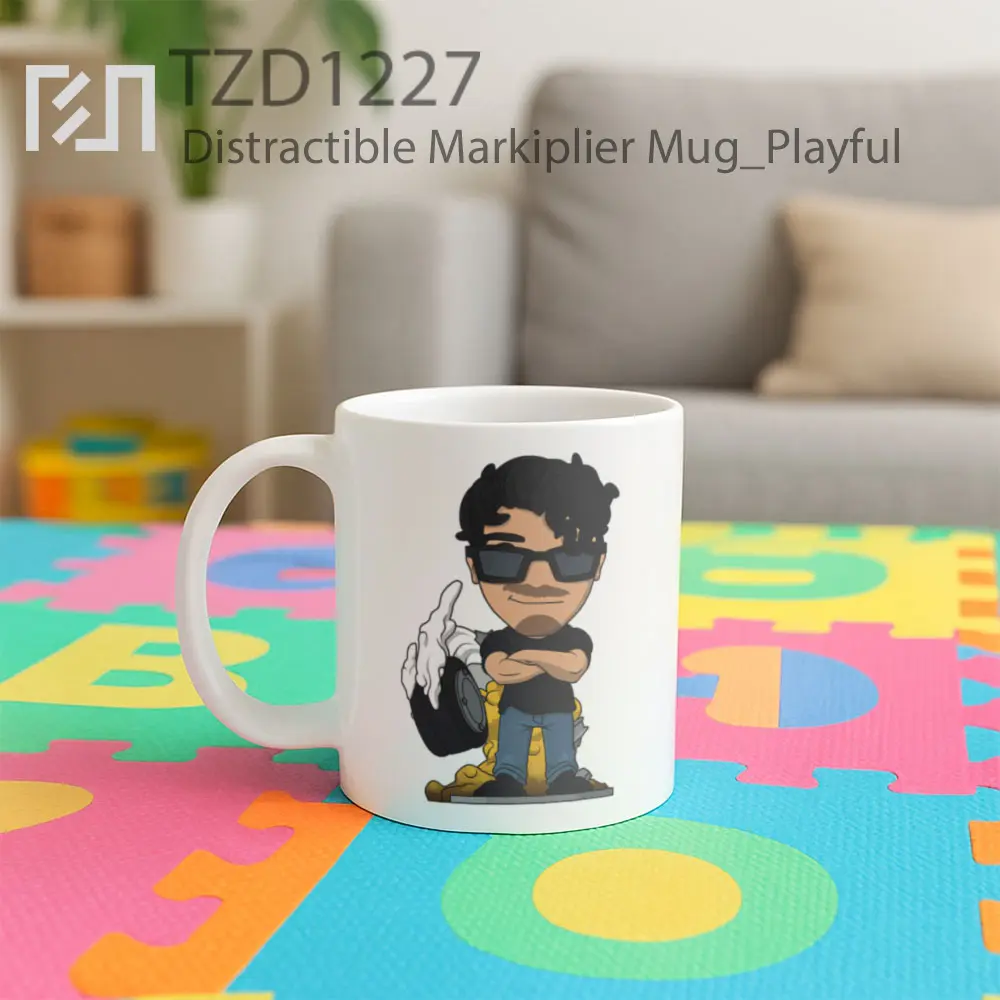 Distractible Markiplier Mug - All-side / Desain