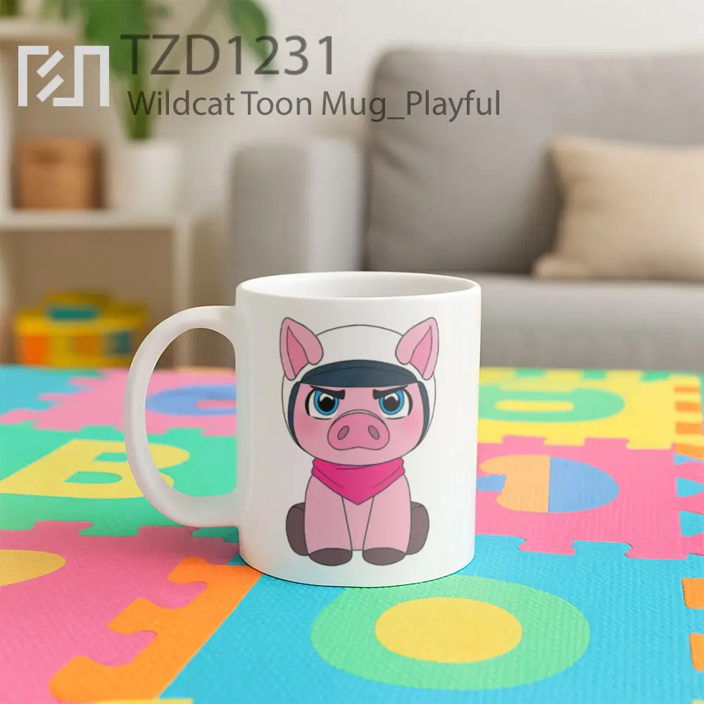 Wildcat Toon Mug - All-side / Desain