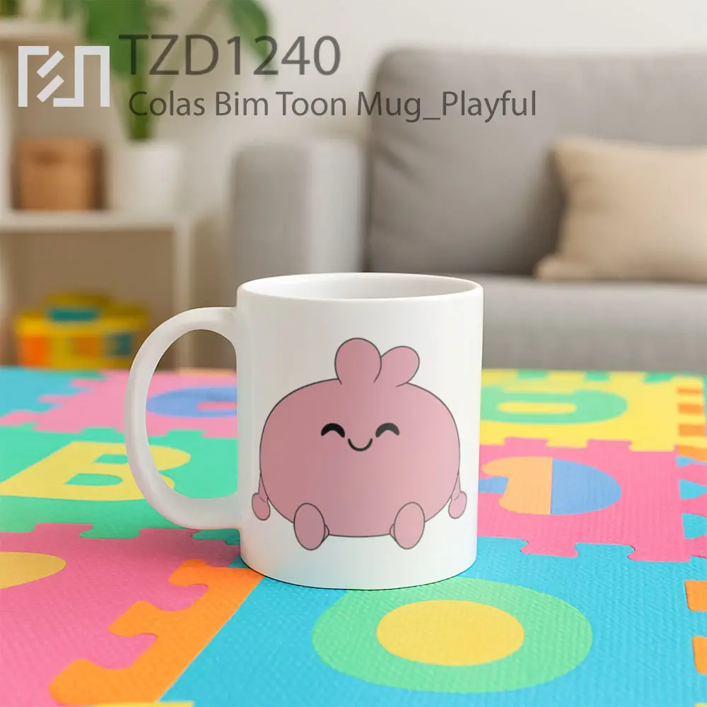 Colas Bim Toon Mug - All-side / Desain