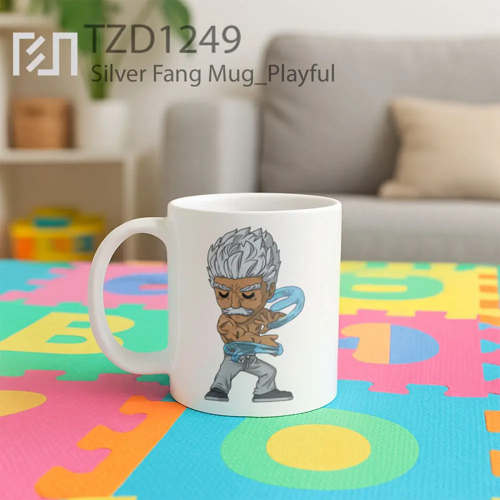 Silver Fang Mug - All-side / Desain
