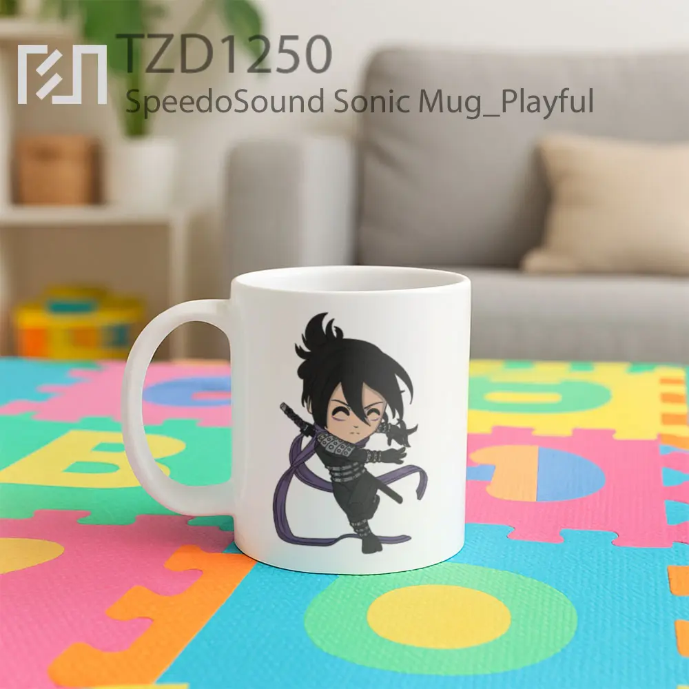 SpeedoSound Sonic Mug - All-side / Desain