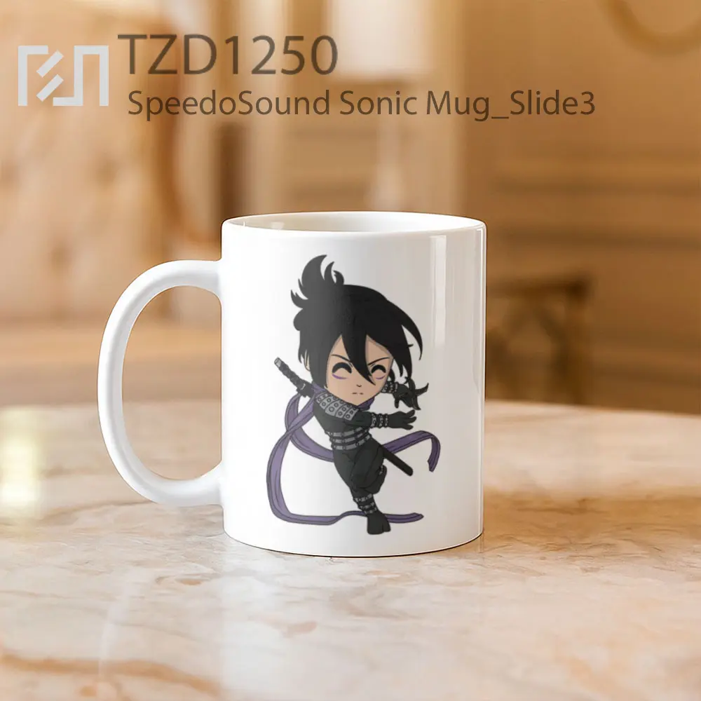SpeedoSound Sonic Mug - All-side / Desain